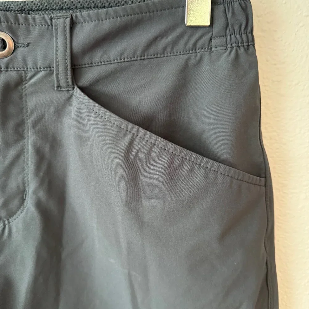 oobe Charcoal Gray Hiking Walking Travel  Quick Dry Shorts Size 4‎